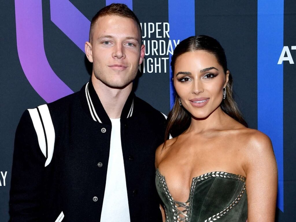 Christian McCaffrey Wife: Everything to Know About Olivia Culpo, Their Marriage, Love Story, and Life Together christian mccaffrey wife